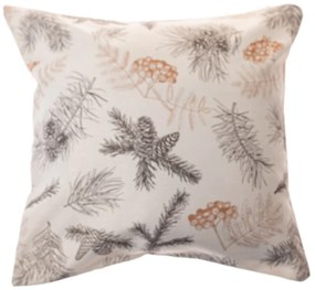 Vianočná Obliečka na vankúš vodeodolná Ihličie, 40 x 40 cm