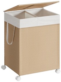Kôš na bielizeň na kolieskach Deborah 2x50 l