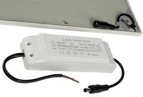 ECOLIGHT LED panel PRISADENÝ BRGD0188 - 60 x 60cm - 50W - 4500Lm - neutrálna biela