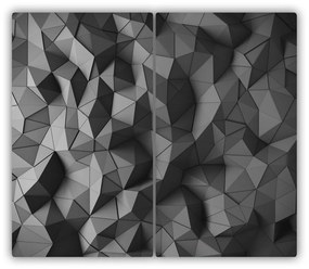 Sklenená doska na krájanie Abstraktné 3d pozadia 60x52 cm