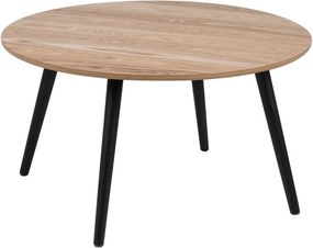 Konferenčný stolík s dyhou z jaseňa Actona Stafford, ⌀ 80 cm