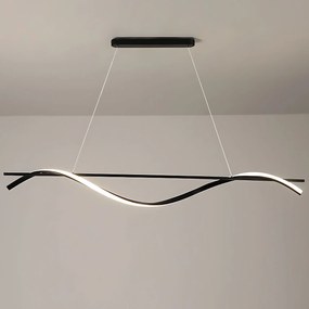 Toolight Toolight, LED závesná lampa 120cm, 27W, 3000K, LHJ019-CP, čierna, OSW-50004