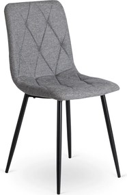 PROXIMA.store - Čalúnená jedálenská stolička ROBIN 2 FARBA: sivá