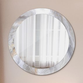 Okrúhle ozdobné zrkadlo Abstraktný mramor fi 80 cm
