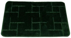 Sada kúpeľňových koberčekov TERAMO tmavozelená