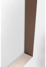 Arezzo Trapez nástenné zrkadlo hnedé 65(45)x160 cm