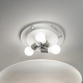 Ideal Lux - Stropné svietidlo SMARTIES 2xE27/42W/230V pr. 42,5 cm biela