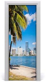 Fototapeta samolepiace na dvere miami 85x205 cm