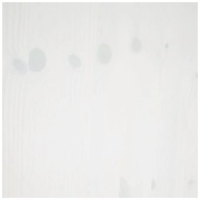 Biela knižnica z borovicového dreva 74x223x37 cm Anita – Støraa