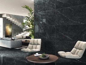 Dlažba Tessino Black Pulido 60x120 R