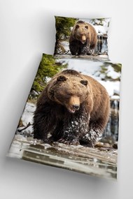 3d obliečky Bear 140x200 cm