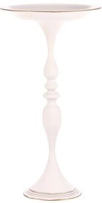 BONTEC Misa kovová - na stojane, 71 cm, aranžovacia, farba biela Farba: Biela