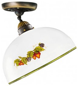 Kolarz 731.10.136 - Prisadený luster NONNA 1xE27/75W/230V pr. 30 cm víno/jahody