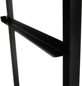 Komoda s látkovými zásuvkami PALMERA, čierna