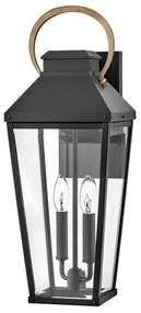 Hinkley HK-DAWSON-L - Vonkajšie nástenné svietidlo DAWSON L 2xE14/40W/230V IP44