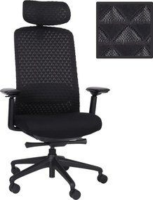 Kancelárska stolička Solar Black