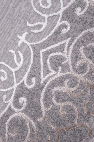 Koberec GALYA K3810A sivý / hnedý kruh