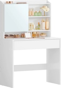 XXXLutz TOALETNÝ STOLÍK, biela, 70/40/136 cm Boxxx - Online Only drobný nábytok - 002543017601