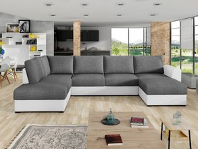 Sedacia súprava Szafran, Dostupné poťahy: ekokoža Soft 017 + Lux 06, Strana: ľavá