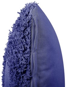 Bavlnený vankúš 45 x 45 cm fialový RHOEO Beliani