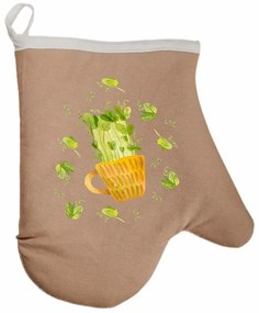 Kuchynská rukavica Gardenia EMI, hnedá