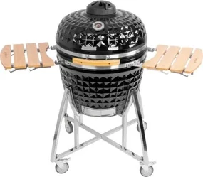 Gril Kamado Egg 26" s kolieskami, priemer roštu 57,4 cm, čierny