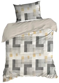 BAVLNENÉ OBLIEČKY LEA06 200X220 CM, 2KS 70X80 CM VZOROVANÉ