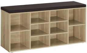 Skriňa na topánky so sedadlom - sonoma - LHS010X11 9403208000