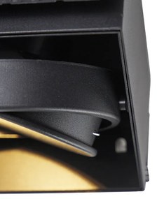 Zápustený reflektor čierny GU10 AR111 bez rámu - Oneon
