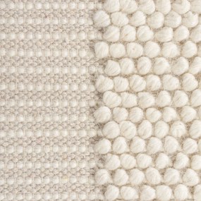 Flair Rugs, Kusový koberec Bobble Wool Ivory, 200x290, biela, obývacia izba