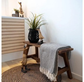 Dizajnová lavica Brenda 90 cm teak - II. Trieda