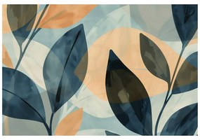 Samolepiaca tapeta elegantné tmavé listy