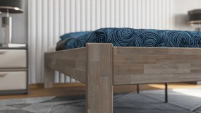 Posteľ Tema Futon 180x200 cm, šedý buk