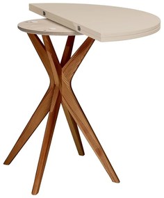 Okrúhly rozkladací jedálenský stôl 45x90 cm Jubi – Ragaba