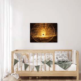 Obraz svietiaceho disku (70x50 cm)