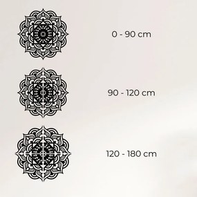 Vyrezávaný drevený obraz na stenu mandala | SENTOP HDF0353