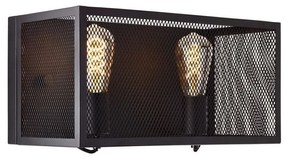 Brilliant - Nástenné svietidlo MAZE 2xE27/40W/230V čierna