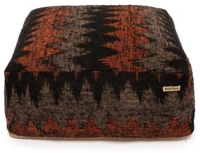 BAZAR BIZAR The Oh My Gee Pouffe - Black Orange taburetka