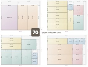 Organizér do zásuvky, príborník 2v1 GREY na varešky a nože 40 x 26,5 cm