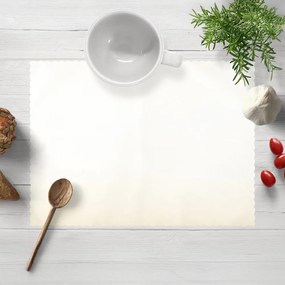 Biante Teflónové prestieranie na stôl TF-037 Smotanové bez vzoru 30x40 cm