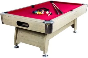 GamesPlanet® 9513 Biliardový stôl pool biliardový stôl s vybavením, 7 ft