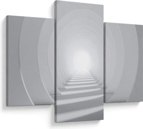 Obraz - 3D tunel (90x60 cm)