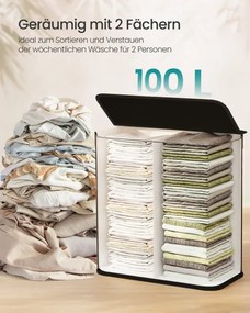 Kôš na bielizeň bambusový LCB64Y