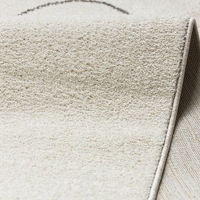 Dywany Łuszczów, Kusový koberec Fusion 8299 cream/beige, 240x330, biela, kancelária