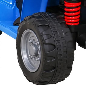 Ramiz Štvorkolka Honda 250X TRX s batériou Modrá + klaksón + LED + Eko koža