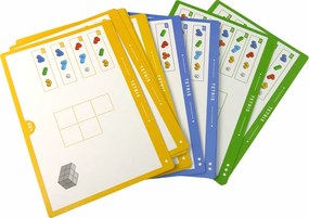 LEAN Toys Magnetická kocka 7 kusov