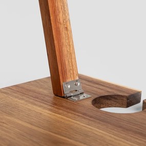 Servírovací stolík FRESCA s nožmi, hnedý 744112