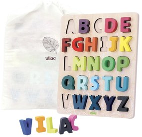 Vilac Vkladacie puzzle abeceda