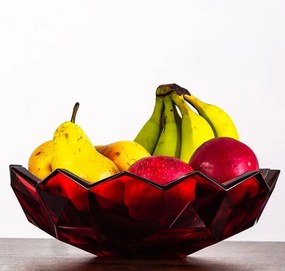 KRIŠTÁĽOVÁ MISKA BOHEMIA LUNAR RED 330MM