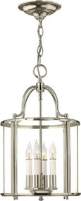 Hinkley HK-GENTRY-P-M-PN - Luster na reťazi GENTRY 4xE14/60W/230V lesklý chróm